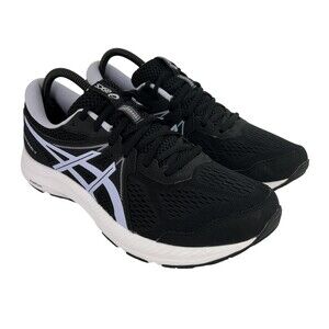 ASICS GEL-Contend 7 Shoes Womens Size 11 Black Mesh Running Sneakers 1012A911